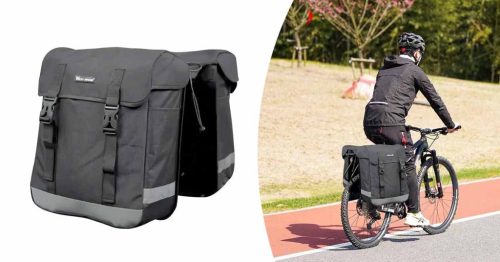 Kétoldalas kerékpártáska