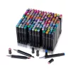 168 db-os kétvégű marker készlet ajándék kézitáskában