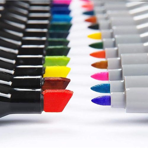 168 db-os kétvégű marker készlet ajándék kézitáskában