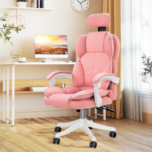 Lux főnöki forgószék, több típusban-rózsaszín