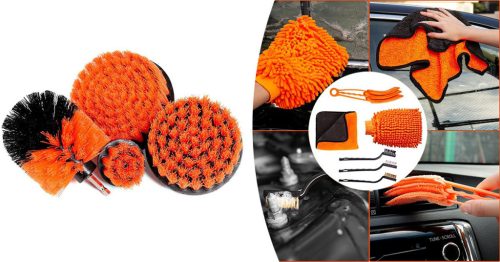 20 részes autótisztító és ápoló készlet külső és belső felületekre