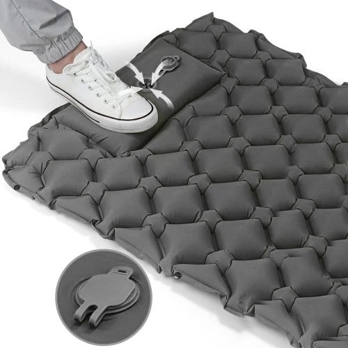 Egyszemélyes túramatrac, szürke