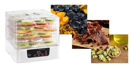 8 tálcás zöldség-gyümölcs aszaló gép