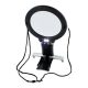 Nyakbaakasztható nagyító 2 LED-del, hidegfehér