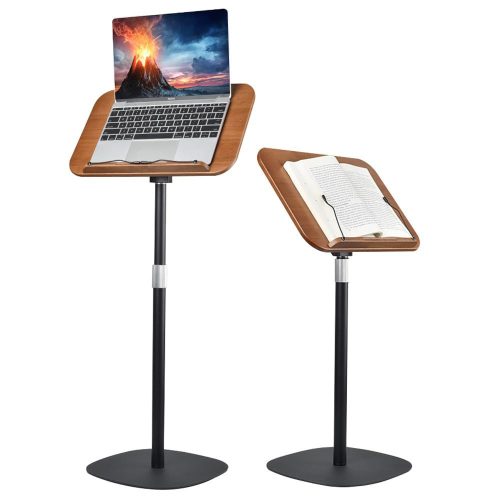 Állítható magasságú könyvtartó állvány, pulpitusra helyezhető