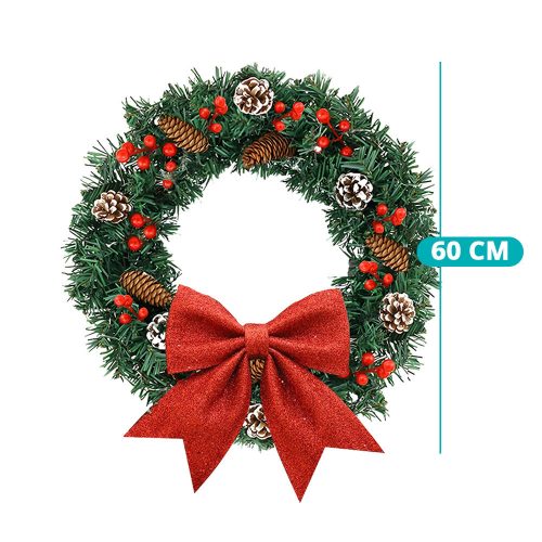 Karácsonyi ajtódísz 60cm