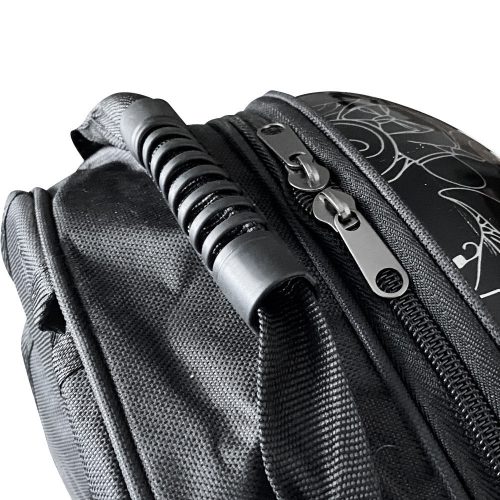 Kisállathordozó hátizsák, fekete macis