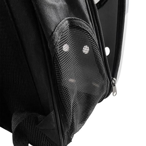 Kisállathordozó hátizsák, ezüst