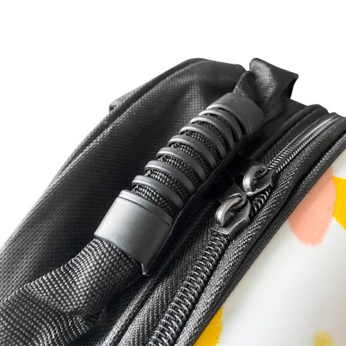 Kisállathordozó hátizsák, fehér faleveles