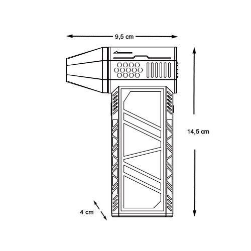Mini turbo ventilátor