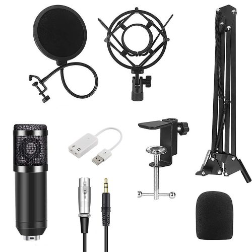 Asztalra szerelhető mikrofon, USB csatlakozóval