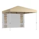 Pavilon hátfallal, zsebekkel 3x3x2,8 m, bézs