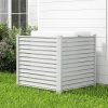 Leszúrható kerítéspanel, 122x122 cm, 2db, fehér