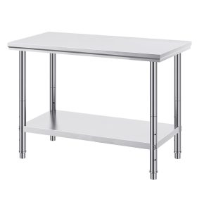 Rozsdamentes acél konyhai asztal