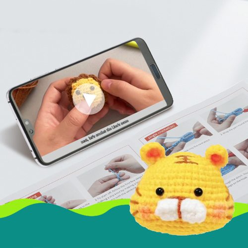 4 db-os állatos horgoló készlet kezdőknek