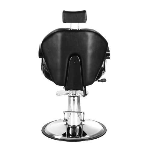 Fodrász szék lábtartóval, fekete