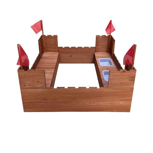 Vár formájú homokozó