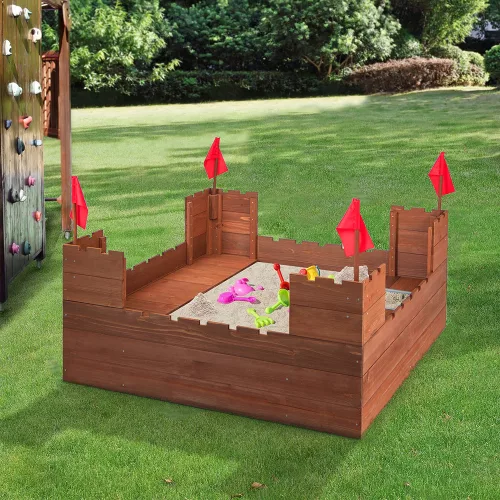 Vár formájú homokozó