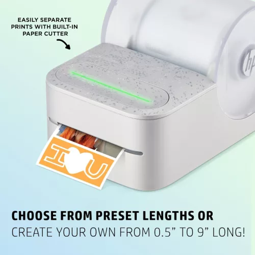 HP Sprocket Panorama intant mobilnyomtató, színes címkenyomtató, Zink zero technológia
