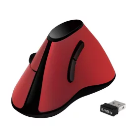   LogiLink ID0159 Ergonomic Vertical vezeték nélküli optikai egér piros