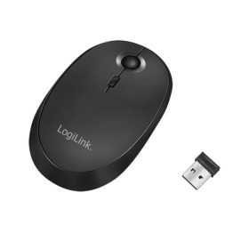   Logilink Vezeték nélküli és Bluetooth kettős egér, 2,4 GHz, 800/1200/1600 dpi, fekete (ID0204)