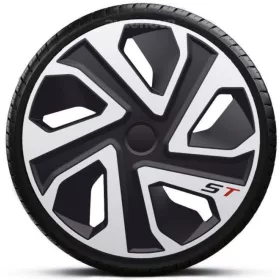 15"-os St Silver-Black dísztárcsa garnitúra (4darab)