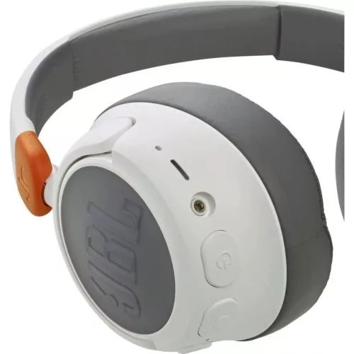 JBL JR460NC vezeték nélküli Bluetooth gyerek fejhallgató zajszűréssel, fehér/barna EU
