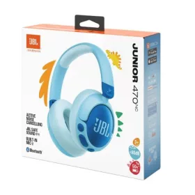   JBL JR470NC vezeték nélküli Bluetooth gyerek fejhallgató, kék EU