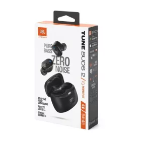   JBL Tune Buds 2 TWS vezeték nélküli Bluetooth fülhallgató, fekete EU