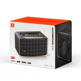   JBL Authentics 200 Bluetooth hangszóró, fekete/réz EU - csak a doboz sérült