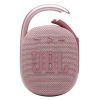 JBL Clip 4 hordozható hangszóró, Bluetooth, IP67, 10H, Pink (JBLCLIP4PNK)