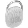JBL Clip 4 hordozható hangszóró, Bluetooth, IP67, 10H, FEHÉR (JBLCLIP4WHT)