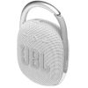 JBL Clip 4 hordozható hangszóró, Bluetooth, IP67, 10H, FEHÉR (JBLCLIP4WHT)