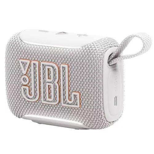 JBL Go 5 vezeték nélküli Bluetooth hangszóró, fehér EU