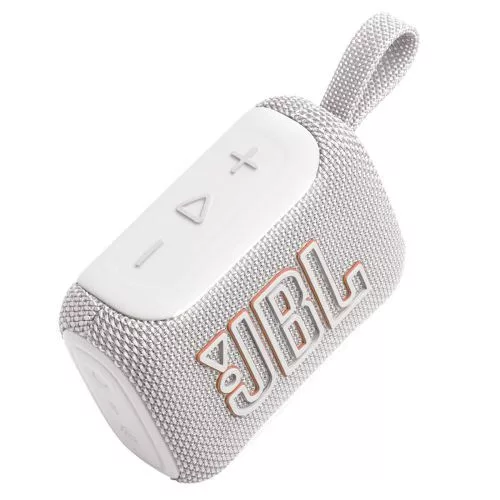 JBL Go 5 vezeték nélküli Bluetooth hangszóró, fehér EU