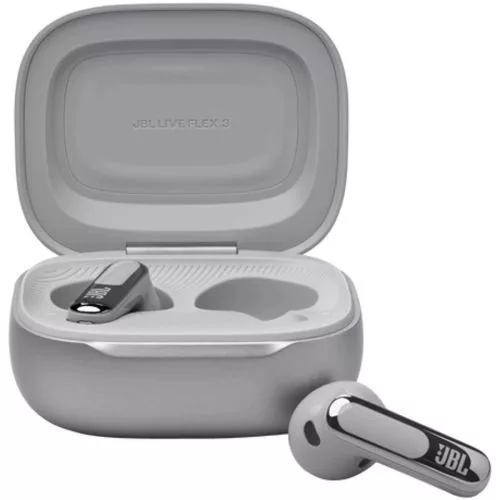 JBL Live Flex 3 TWS vezeték nélküli Bluetooth fülhallgató, ezüst EU