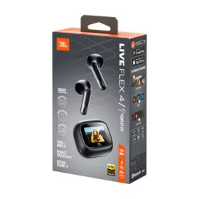   JBL Live Flex 4 TWS vezeték nélküli Bluetooth fülhallgató, fekete EU