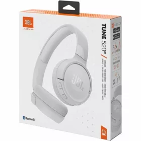 JBL Tune 520BT Bluetooth Wireless On-Ear Headphones White EU