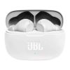JBL Wave 200 TWS Bluetooth vezeték nélküli fülhallgató, mély basszus, IPX2, érintésvezérlés, fehér EU
