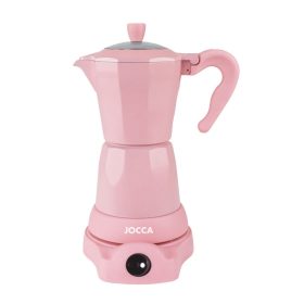   Jocca 2482 6 csészés elektromos "olasz" kávéfőző, rózsaszín