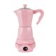 Jocca 2482 6 csészés elektromos "olasz" kávéfőző, rózsaszín