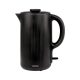 JOCCA 2525 Fekete elektromos vízforraló 1.8L Rozsdamentes acél 1500W