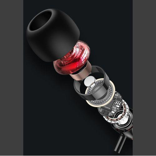 Joyroom Vezetékes Fülhallgató Mikrofonnal, 3.5mm Jack, Fekete EU