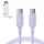 Joyroom Type-C - Type-C Cable Multi-Color Series A14, 480mb/s, 100W, 1.2m, Purple (S-CC100A141P)