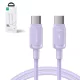 Joyroom Type-C - Type-C Cable Multi-Color Series A14, 480mb/s, 100W, 1.2m, Purple (S-CC100A141P)