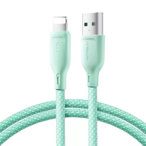 Joyroom USB - Lightning Cable Multi-Color Series A14, 480mb/s, 3A, 1.2m, Green (SA34-AL3)