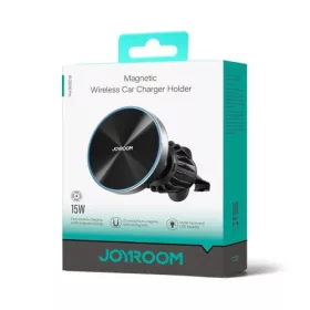   Joyroom Car Mount Wireless Charger (Airvent Version) 4.7 - 6.8 inch 15W, Black (JR-ZS240-PRO)
