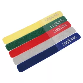   LogiLink vezeték kötegelő tépőzárral (5db) 5 szín (KAB0008)