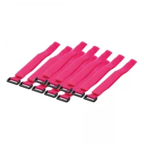   LogiLink vezeték kötegelő tépőzárral 500 * 20 mm (10db) rózsaszín (KAB0016)