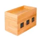 Logilink Kábeldoboz, 255x140x165 mm, bambusz (KAB0076)
